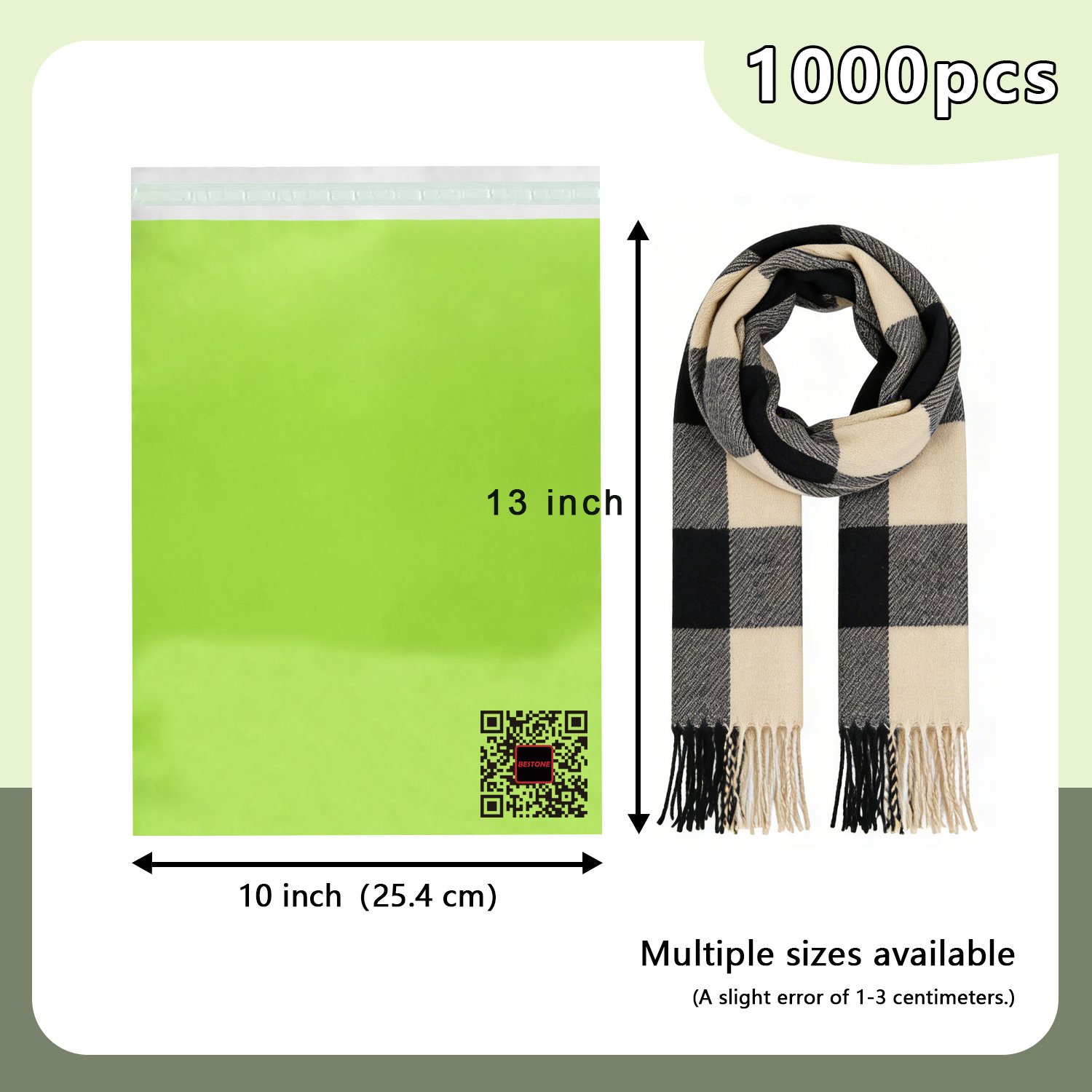 10" x 13" Poly Mailers - 1000 PCS Bulk Pack - Self-Sealing Shipping Envelopes-BESTONE®