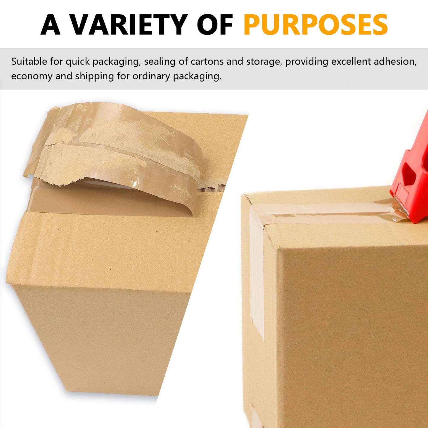 BESTONE®Tape 3"x110Yardx2Mil Brown-usbestone