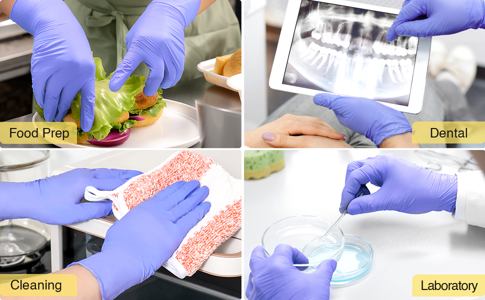 Disposable Nitrile Exam Gloves