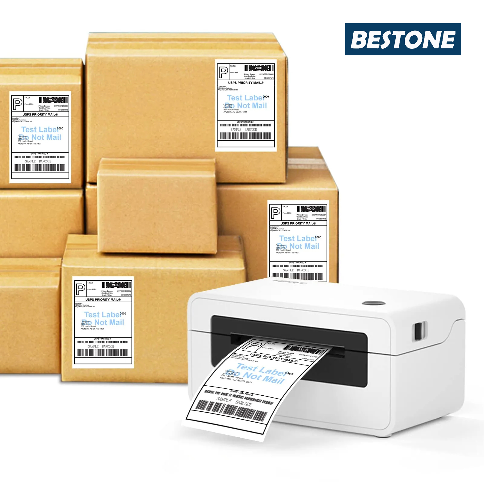 4" x 6" Thermal Label Paper - 1 Carton (6,000 PCS)