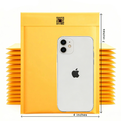 4" x 7" Kraft Bubble Envelopes - Eco-Friendly Waterproof Padded Shipping Mailers-BESTONE®