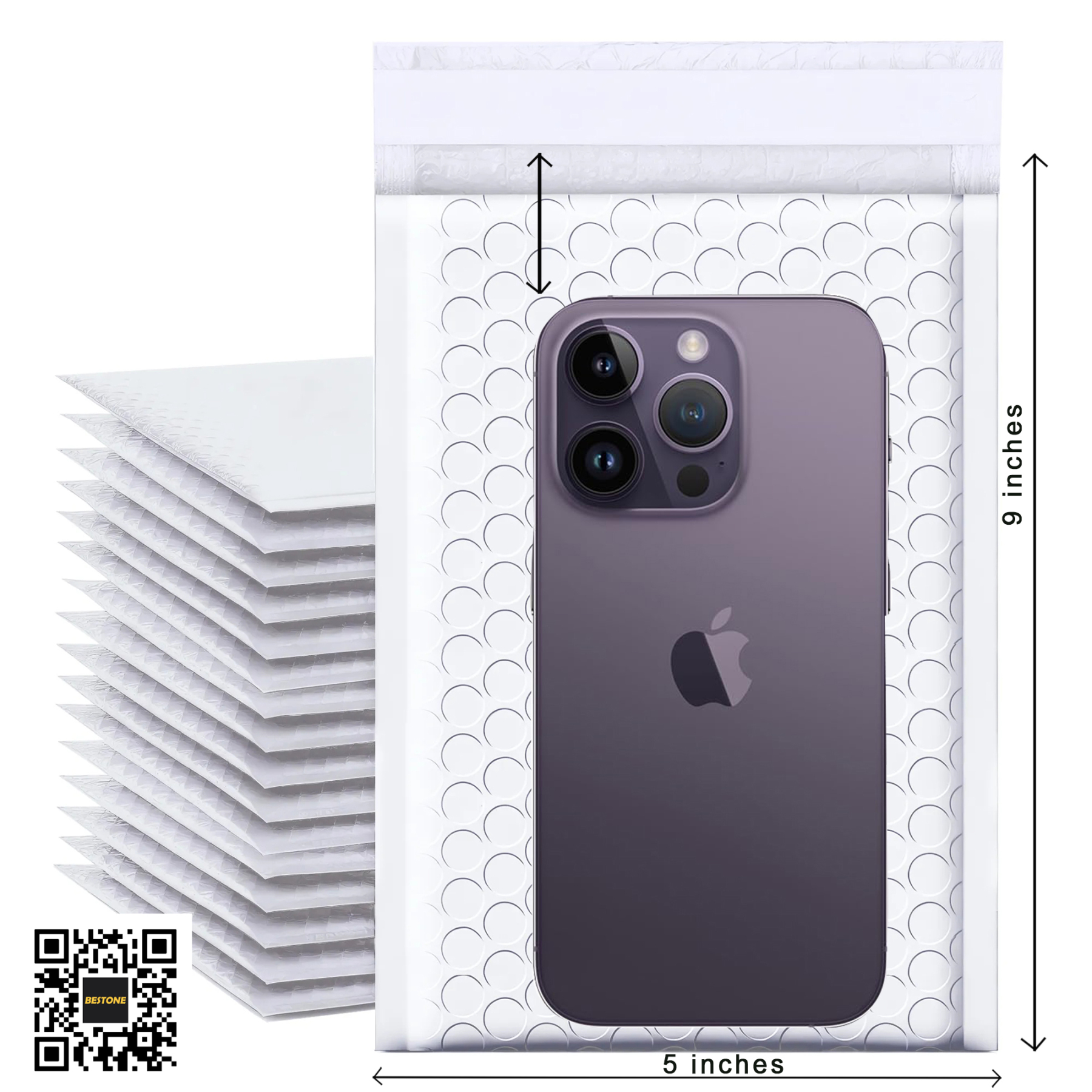 5" x 9" Bubble Mailers - 250 PCS Bulk Pack-BESTONE®