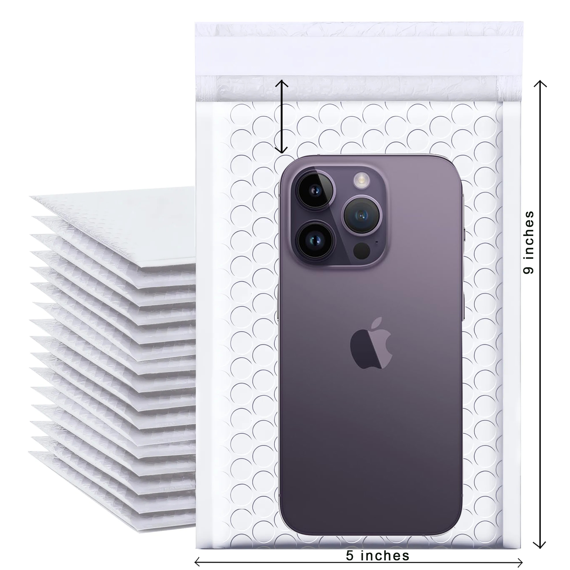 5" x 9" Bubble Mailers - 250 PCS Bulk Pack