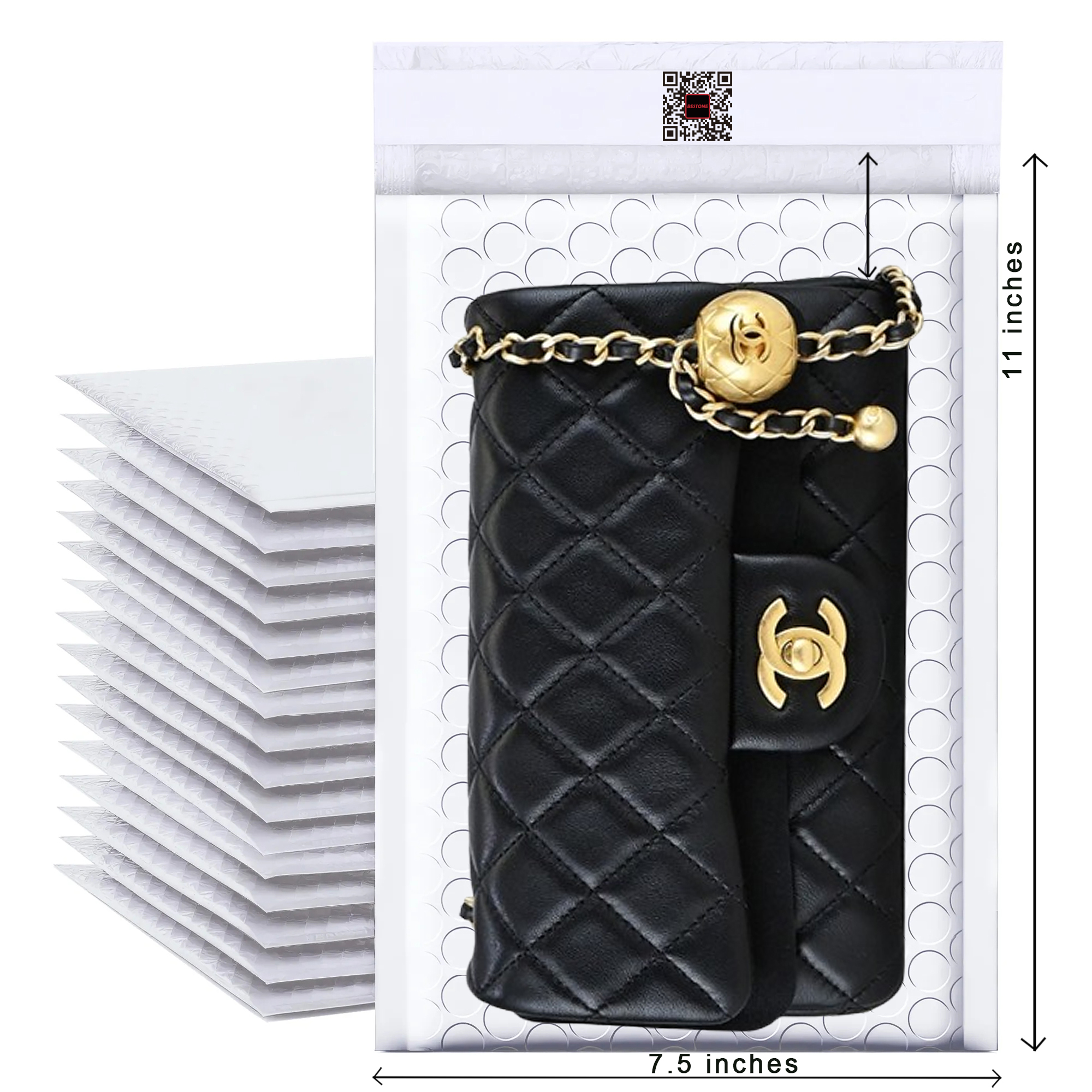 7.5" x 11" Bubble Mailers - 100 PCS Bulk Pack-BESTONE®