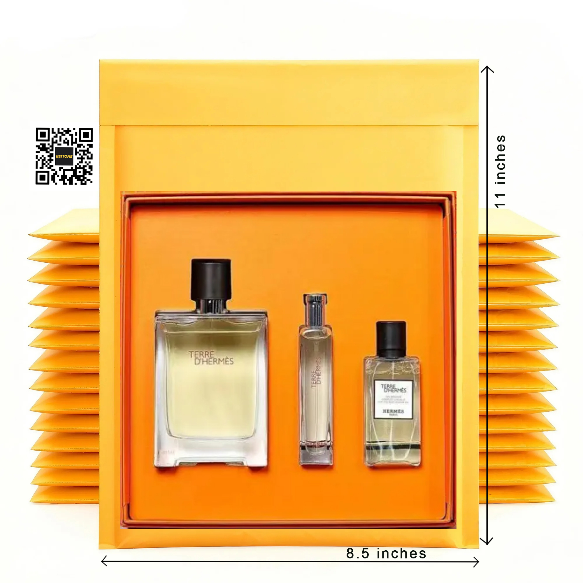 8.5" x 11" 100 Pack Kraft Bubble Mailers - Tear-Resistant Self-Sealing Shipping Bags-BESTONE®