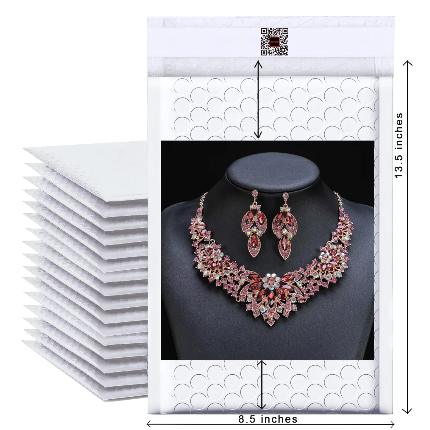 8.5" x 13.5" Bubble Mailers - 100 PCS Bulk Pack-BESTONE®