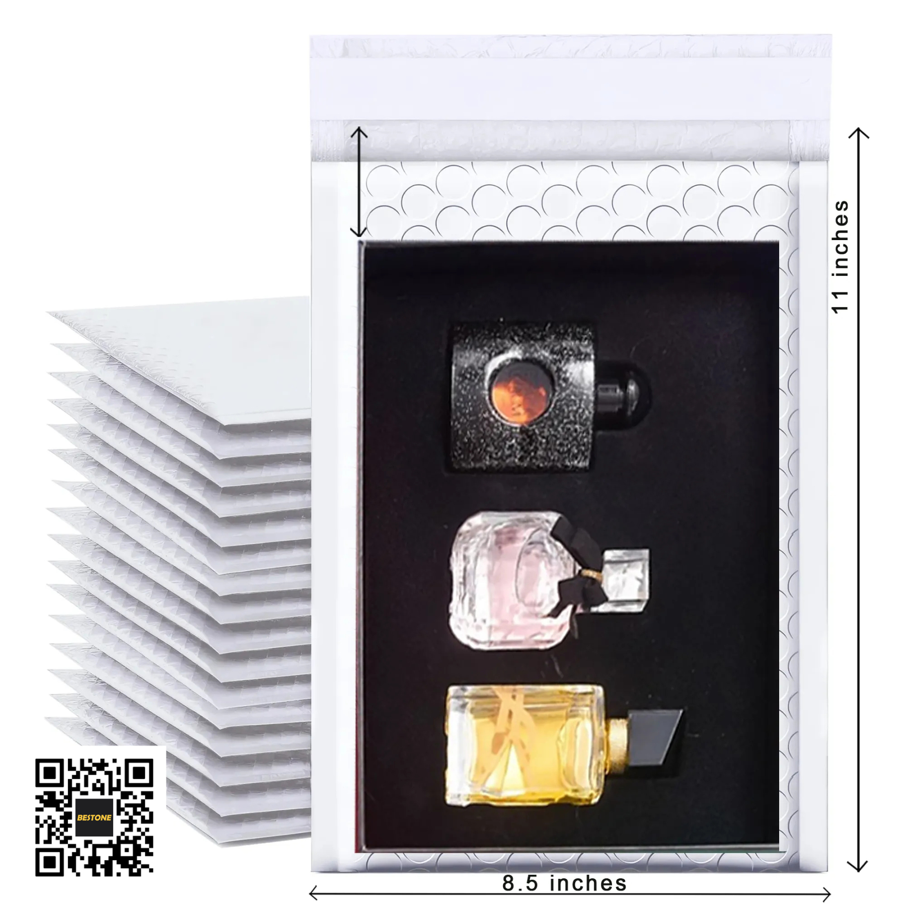 8.5" x 11" Bubble Mailers - 100 PCS Bulk Pack-BESTONE®