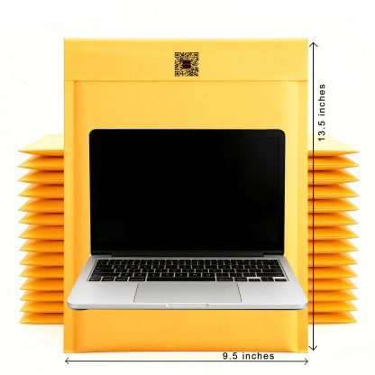 9.5" x 13.5" 100 Pack Kraft Bubble Mailers - Tear-Resistant Self-Sealing Shipping Bags-BESTONE®