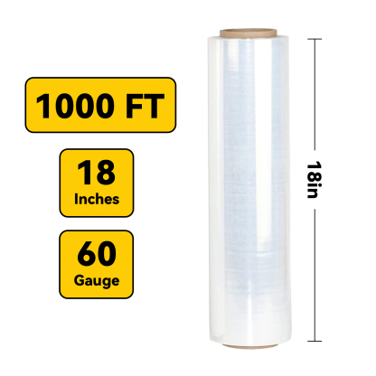 60 GA x 18" x 1000' Stretch Film -BESTONE®