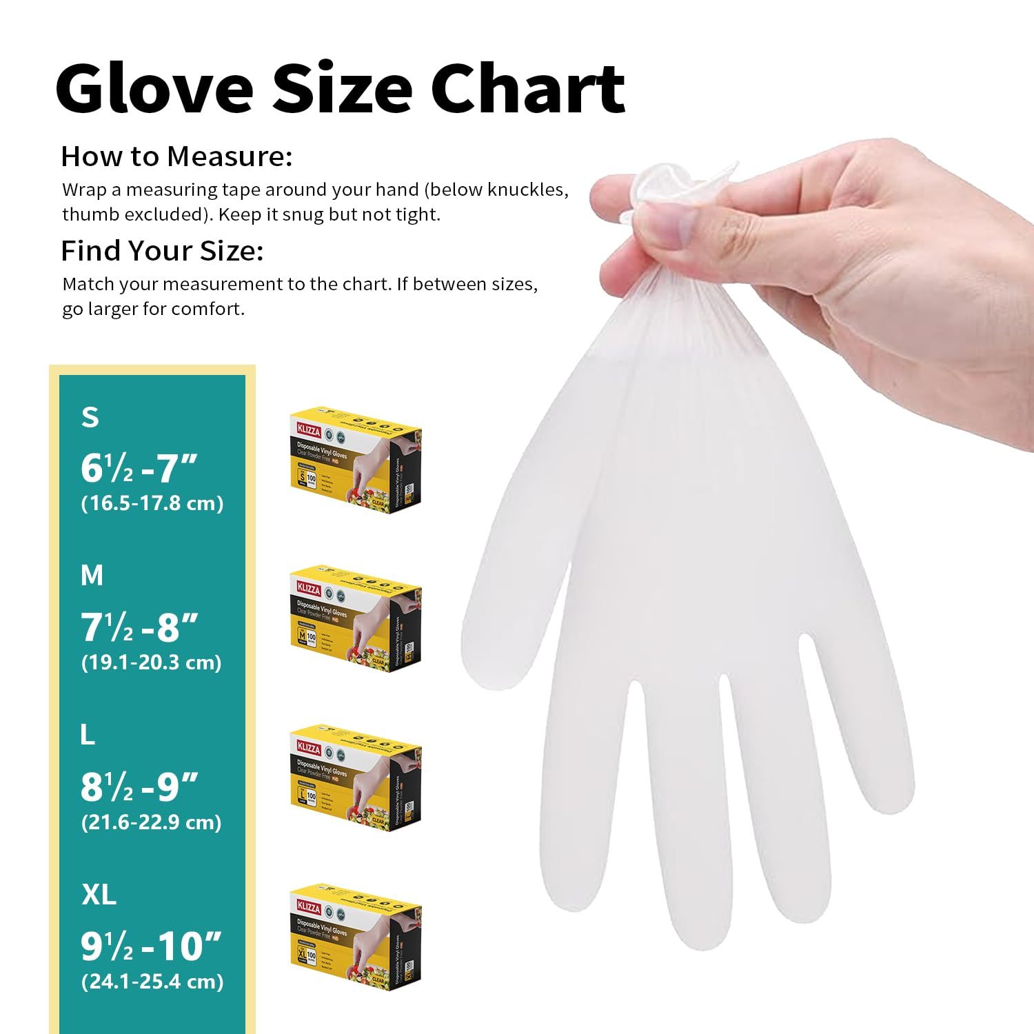 Vinyl Gloves 100-Count Boxes, Multi-Use for Cleaning & Cooking-BESTONE®