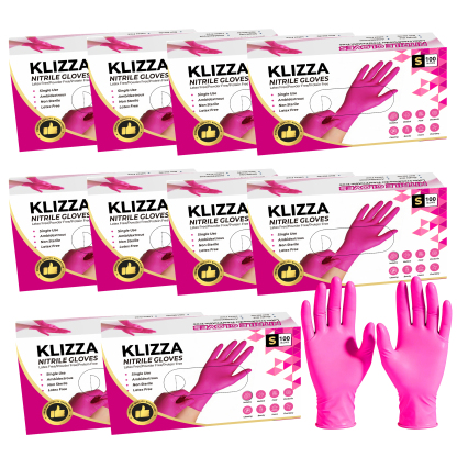 Magenta Nitrile Gloves 100-Count Boxes, Multi-Use