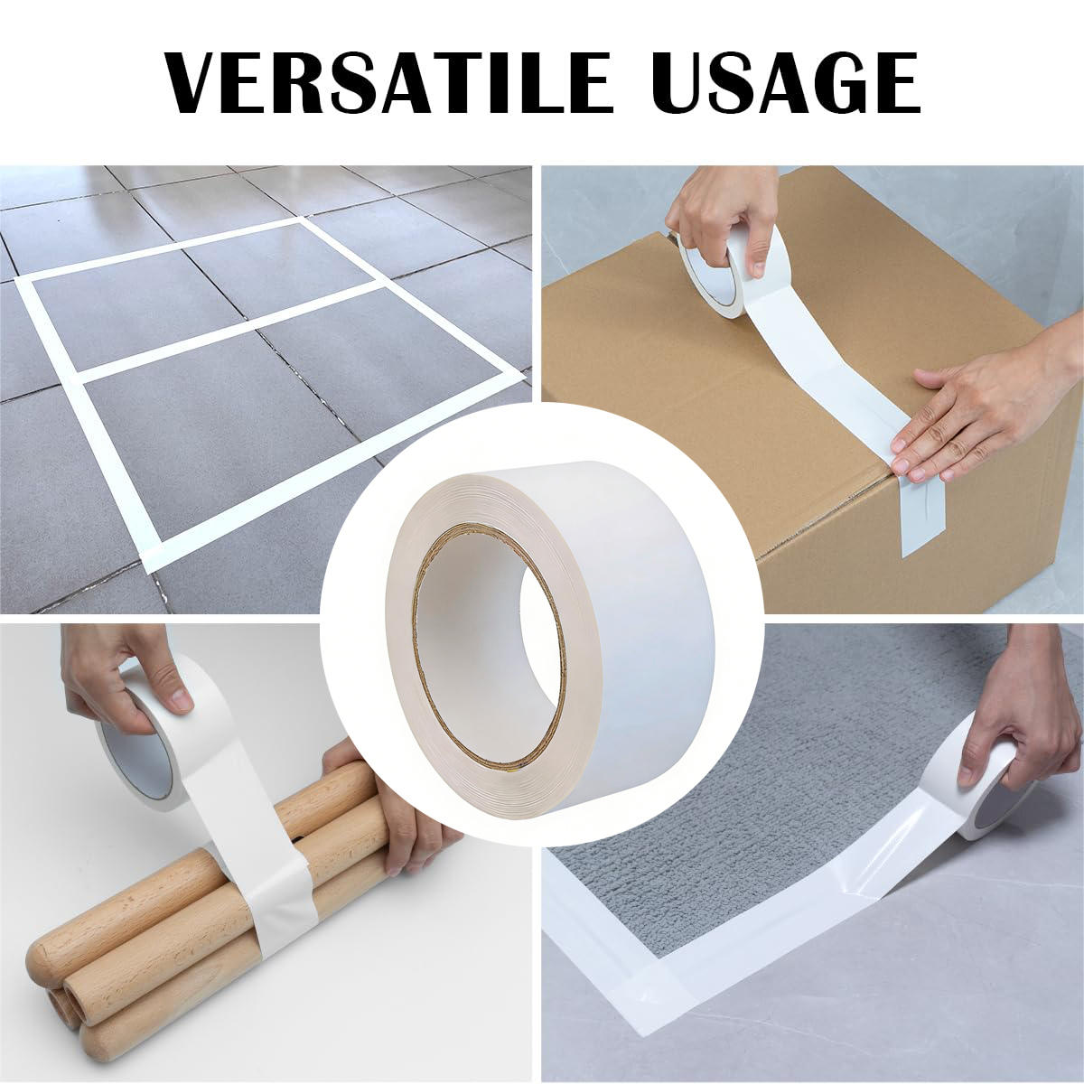 3" x 110 Yard x 2 Mil 24 Rolls White Packing Tape-BESTONE®