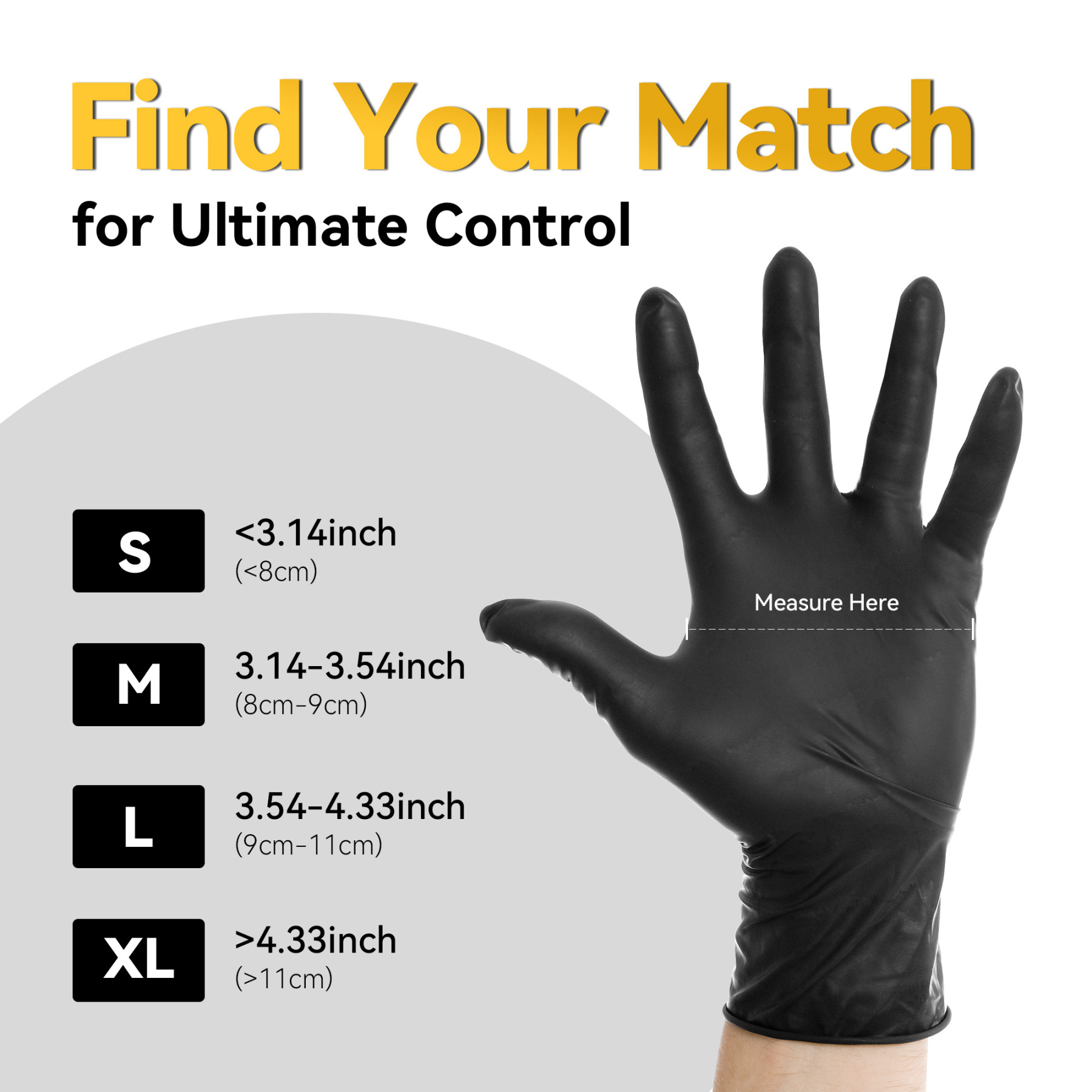 Wholesale Black Nitrile Gloves - 1000 Count per Case, Latex/Powder Free Bulk Price