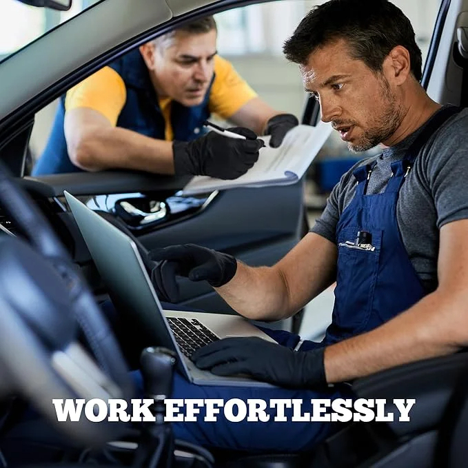 Black Nitrile Gloves - 100 Count per Box, Latex/Powder Free-BESTONE®