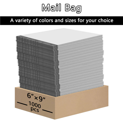 6" x 9" Poly Mailers - 1000 PCS Bulk Pack - Self-Sealing Shipping Envelopes