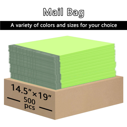 14.5" x 19" Poly Mailers - 500 PCS Bulk Pack - Self-Sealing Shipping Envelopes