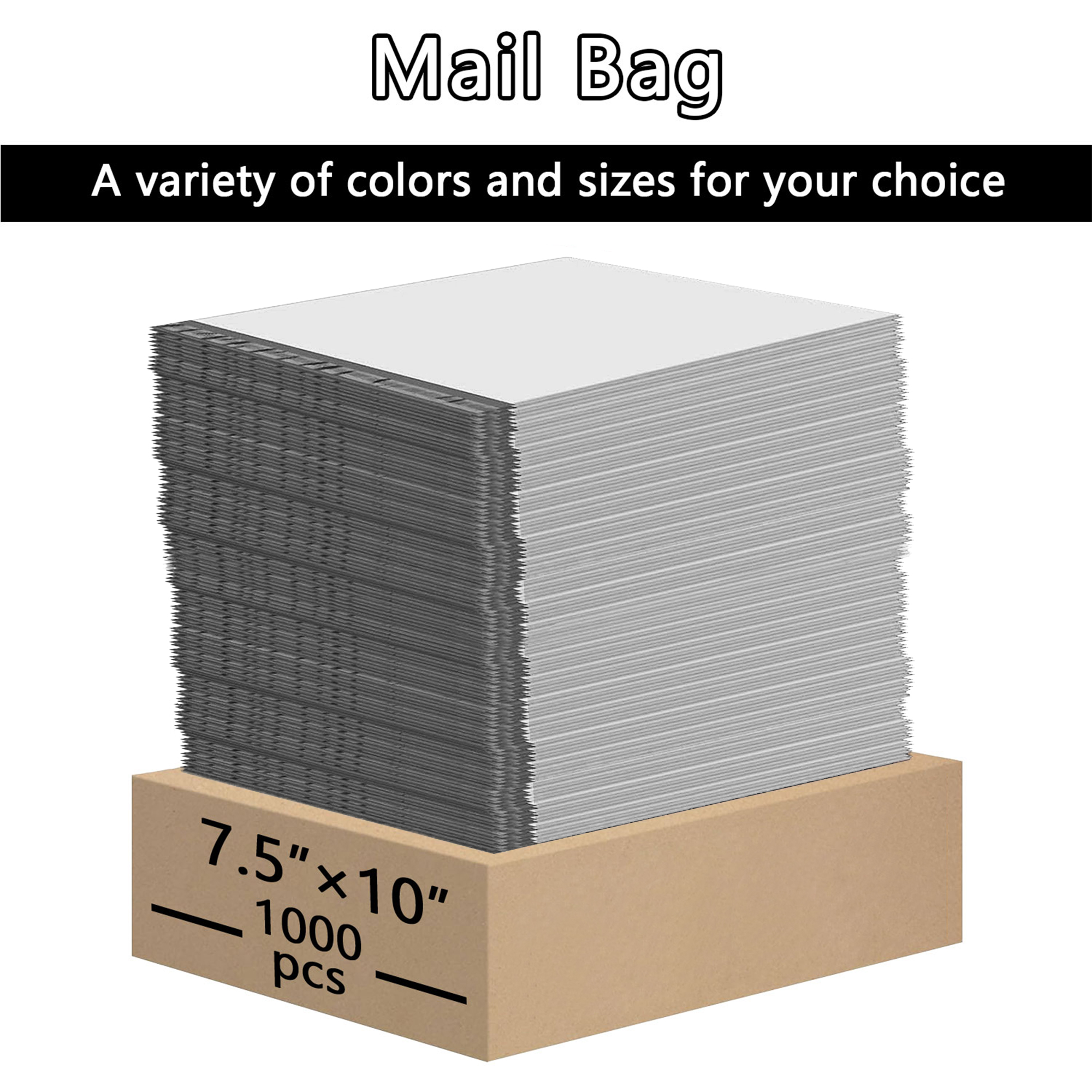 BESTONE® 7.5" x 10" Poly Mailers - 1000 PCS Bulk Pack - Self-Sealing Shipping Envelopes-BESTONE®