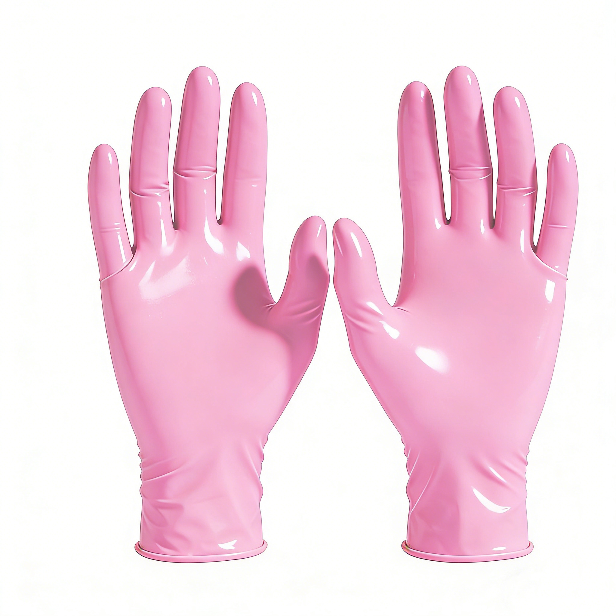 1000 Total Pink Nitrile Gloves - Food Safe Disposable Gloves-BESTONE®