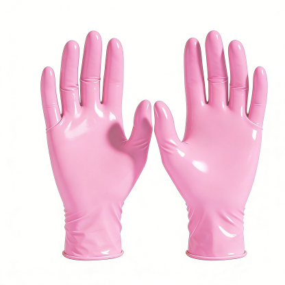 1000 Total Pink Nitrile Gloves - Food Safe Disposable Gloves-BESTONE®