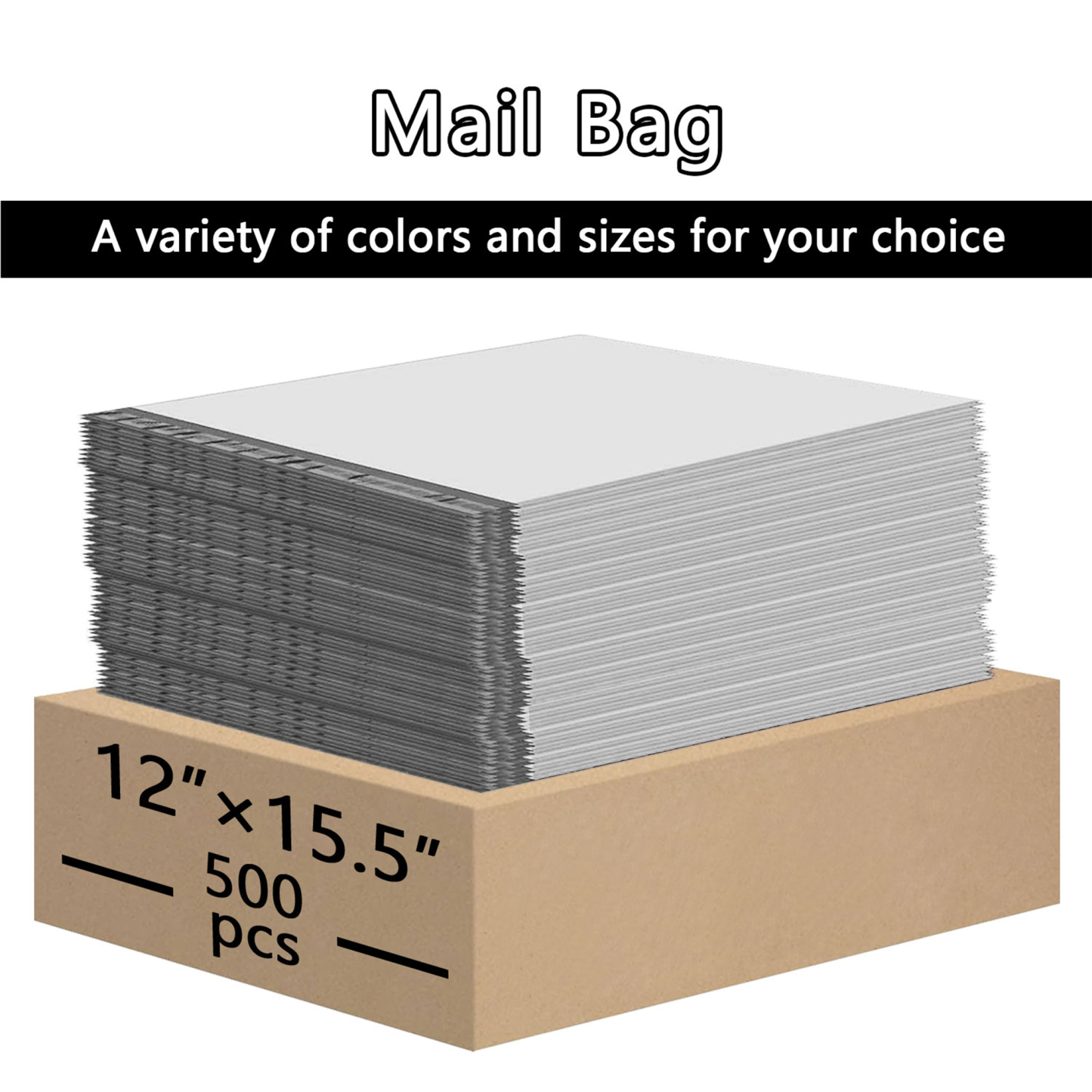 BESTONE® 12" x 15.5" Poly Mailers - 500 PCS Bulk Pack - Self-Sealing Shipping Envelopes-BESTONE®