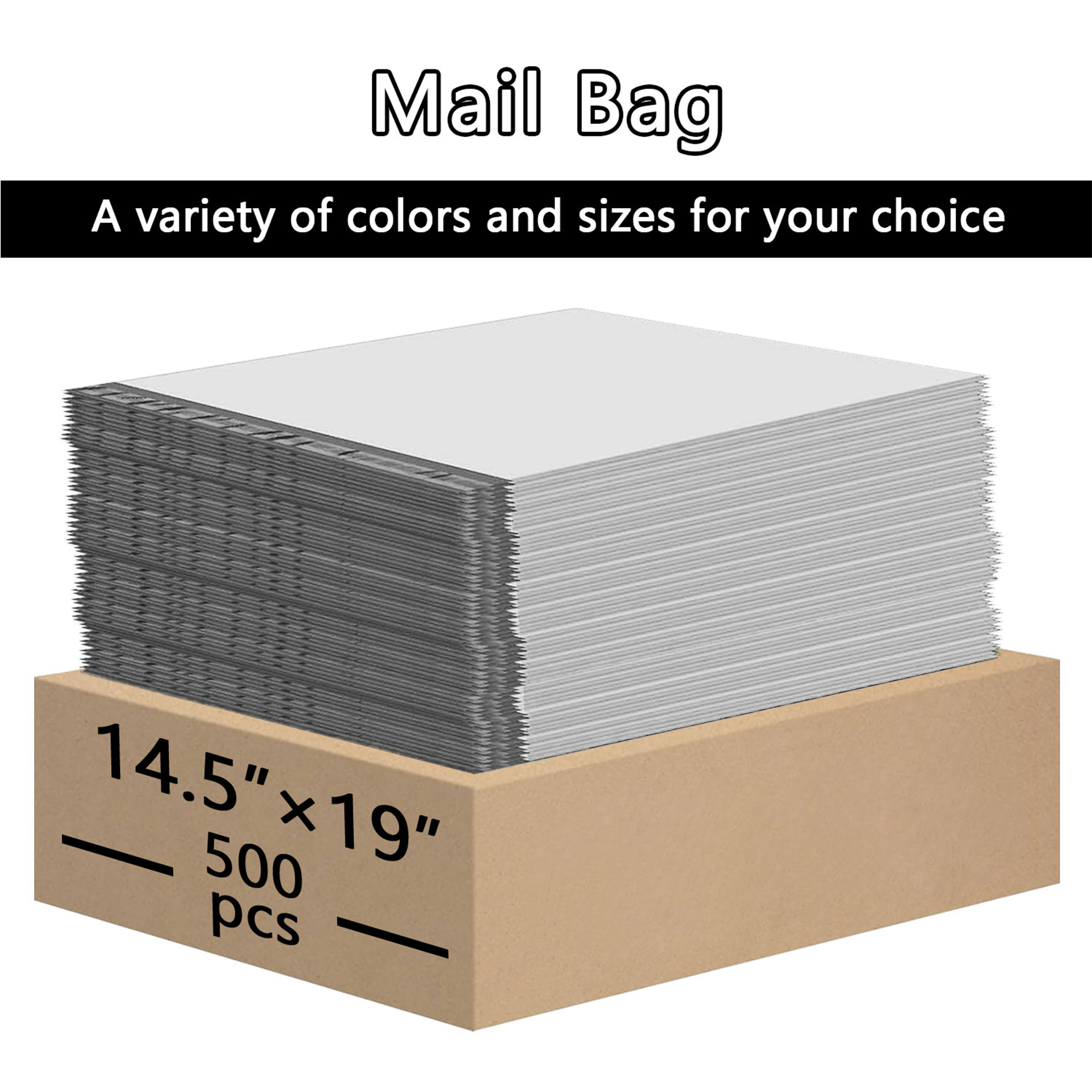 BESTONE® 14.5" x 19" Poly Mailers - 500 PCS Bulk Pack - Self-Sealing Shipping Envelopes-BESTONE®
