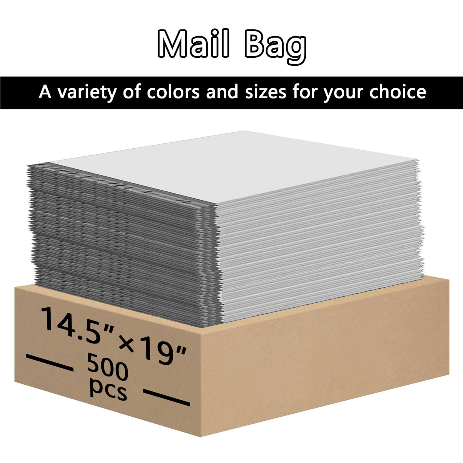 BESTONE® 14.5" x 19" Poly Mailers - 500 PCS Bulk Pack - Self-Sealing Shipping Envelopes-BESTONE®