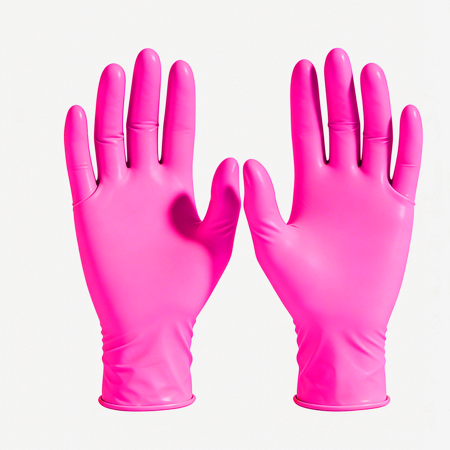 Magenta Nitrile Gloves 100-Count Boxes, Multi-Use-BESTONE®