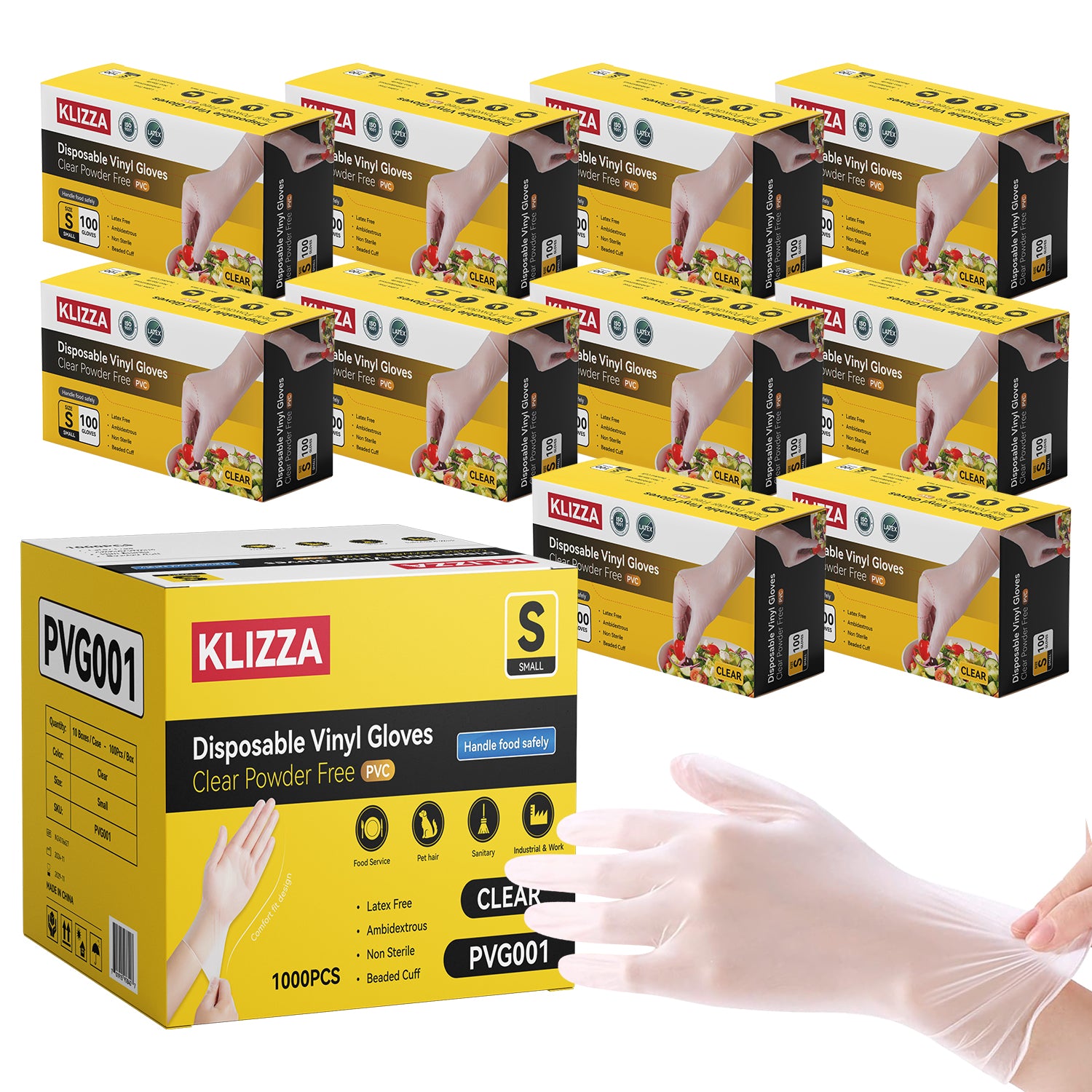 BESTONE® KLIZZA® Vinyl Gloves-usbestone
