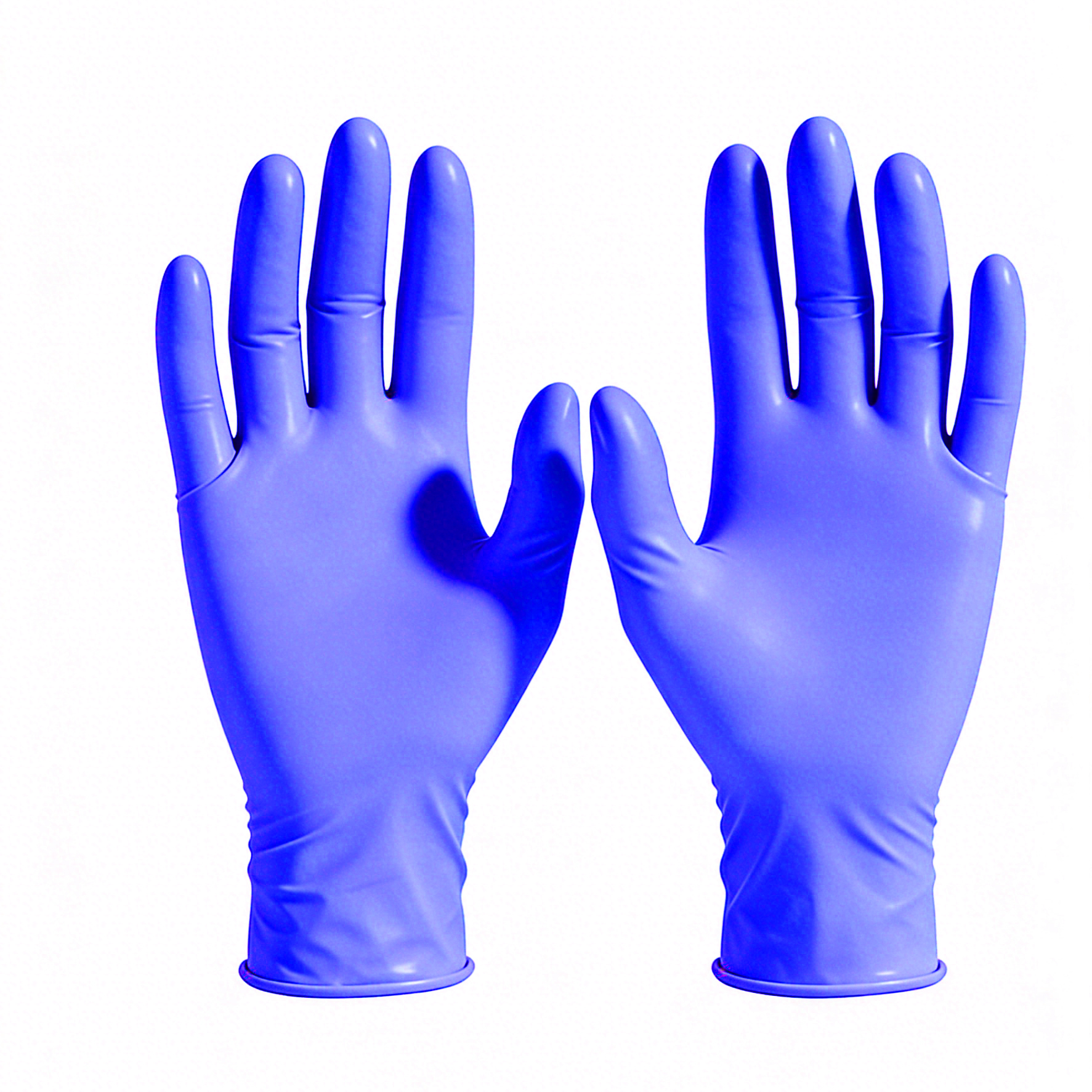 Silky Blue Nitrile Gloves 100-Count Boxes, Heavy Duty Multi-Use-BESTONE®