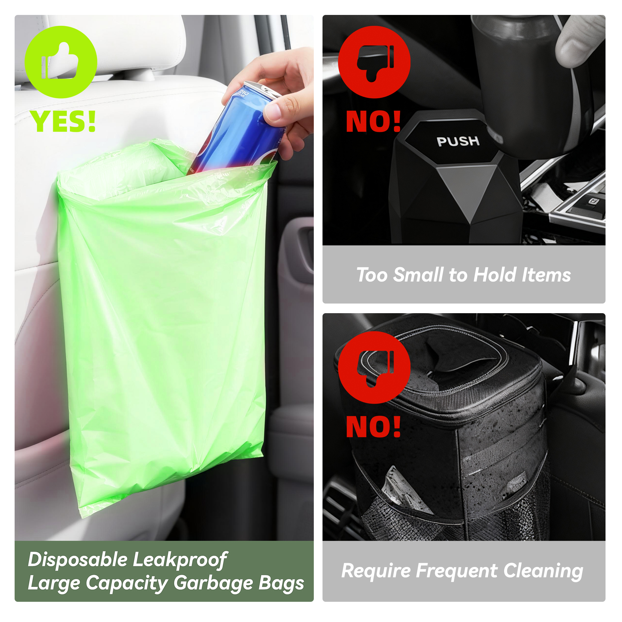 6" x 9" Poly Mailers - 1000 PCS Bulk Pack - Self-Sealing Shipping Envelopes