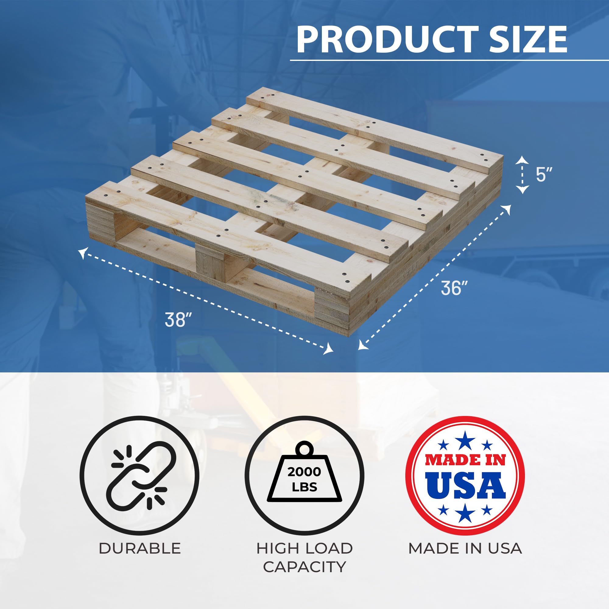 2-Way Wood Pallet-BESTONE®