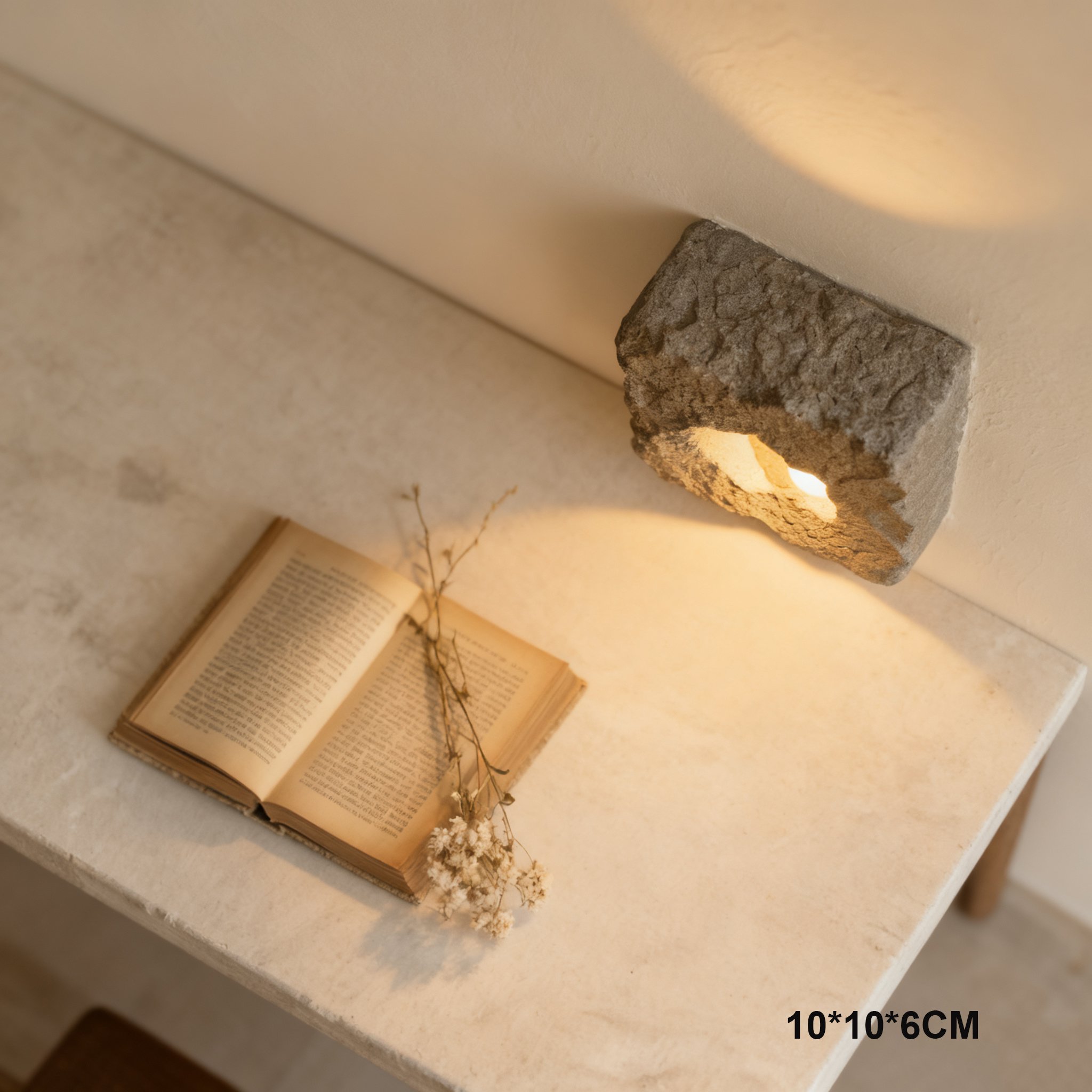 Egyedi design falil&aacute;mpa term&eacute;szetes anyagokb&oacute;l