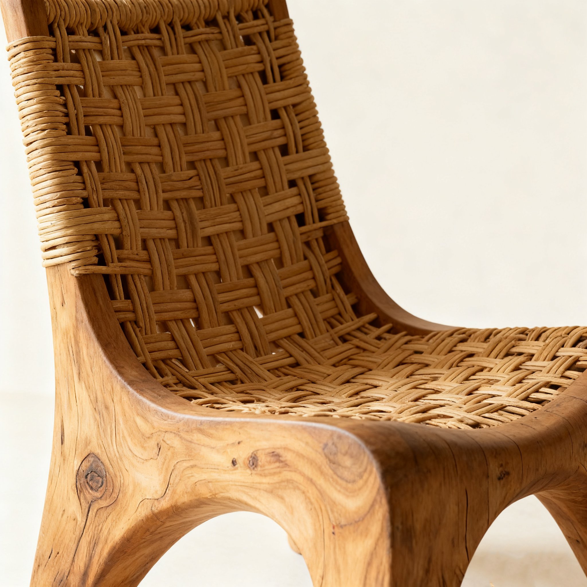 K&eacute;zzel k&eacute;sz&iacute;tett fa pihenősz&eacute;k r&eacute;szletes fon&aacute;s