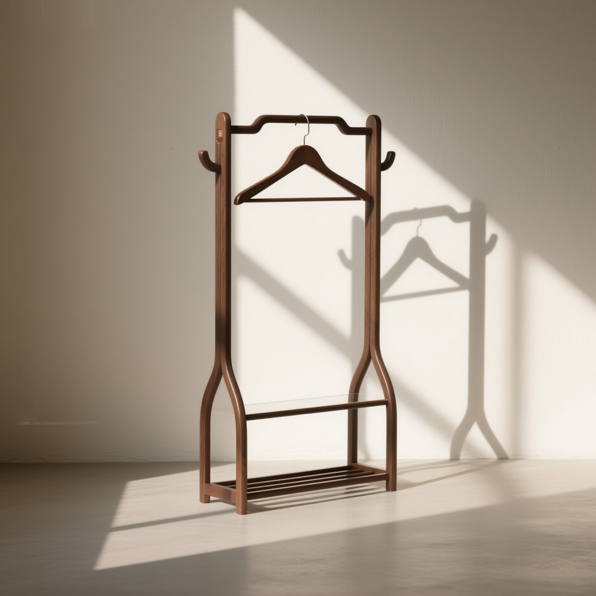  Diófa ruhafogas állvány