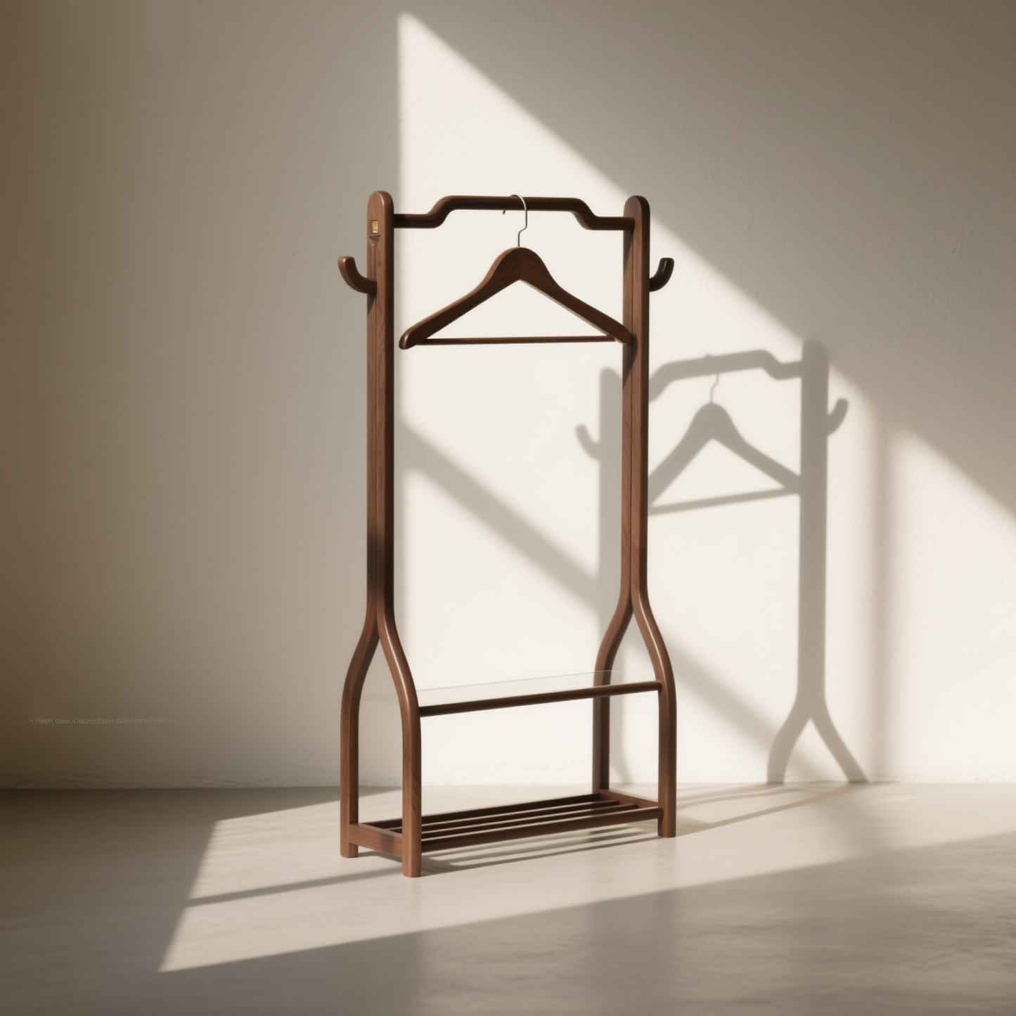  Diófa ruhafogas állvány