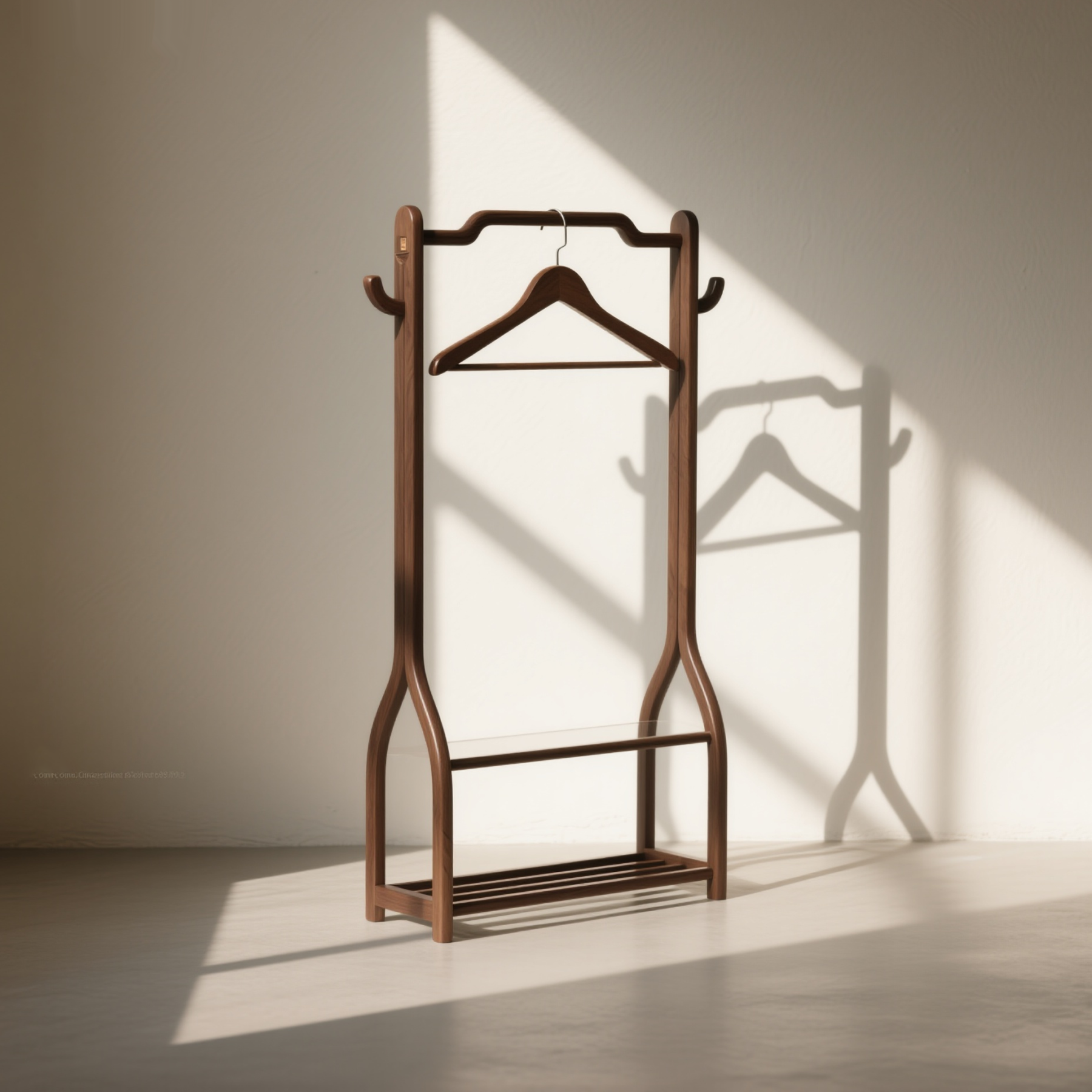  Diófa ruhafogas állvány