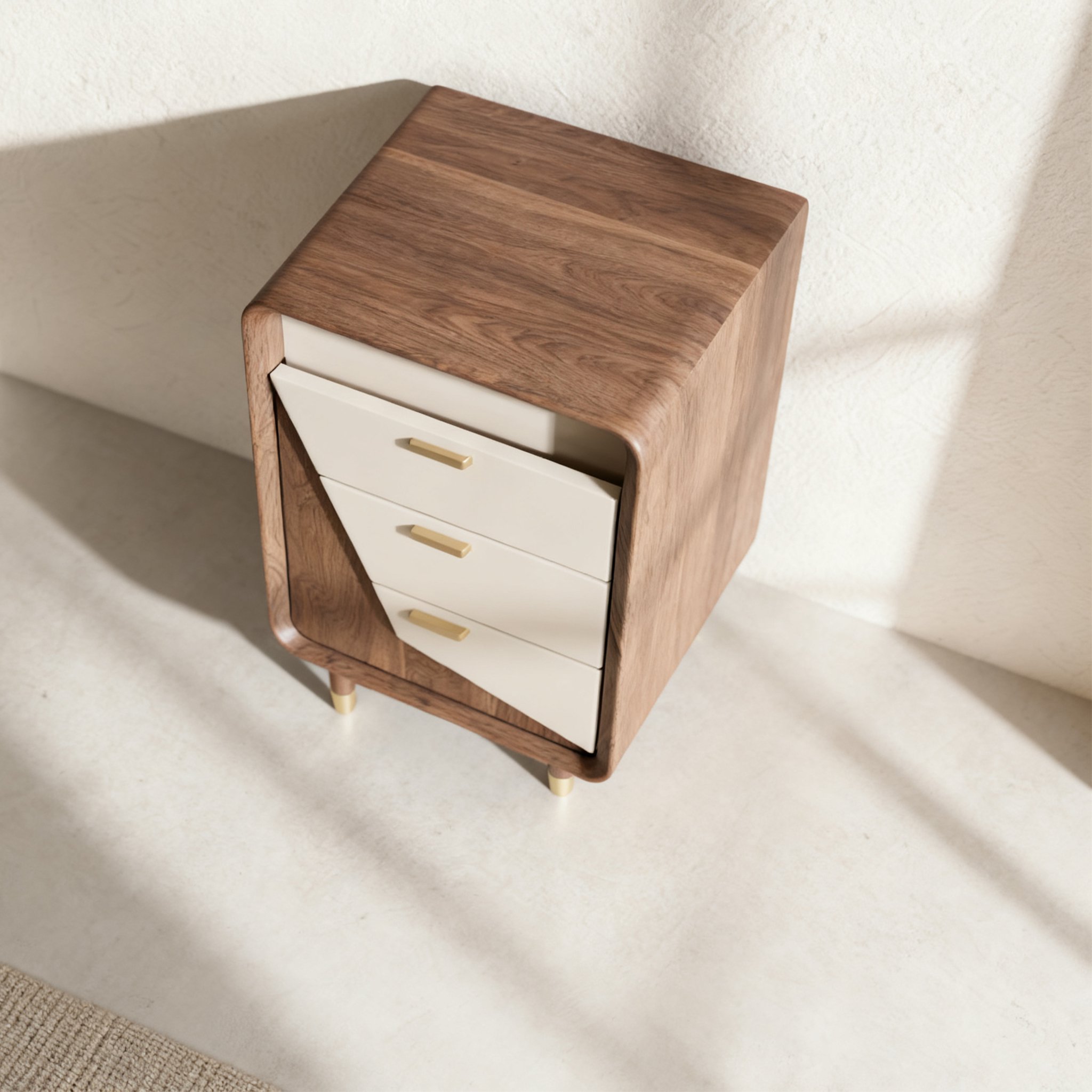 Természetes diófa bútor részletek