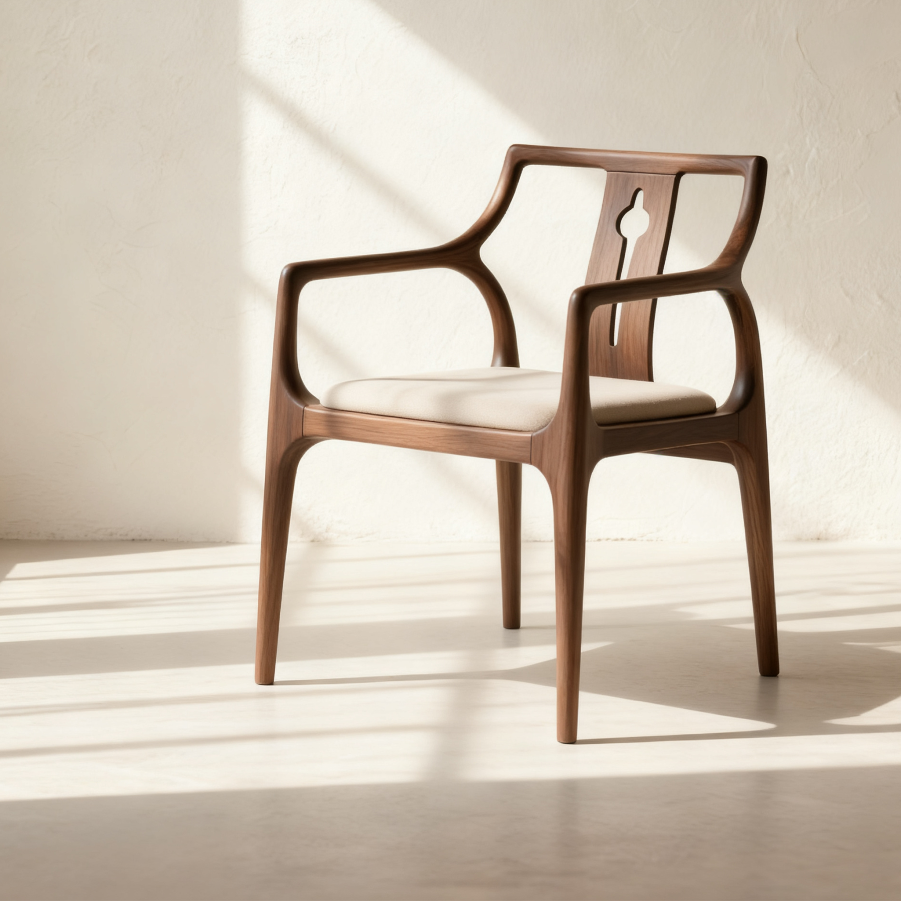 Diófából készült karosszék