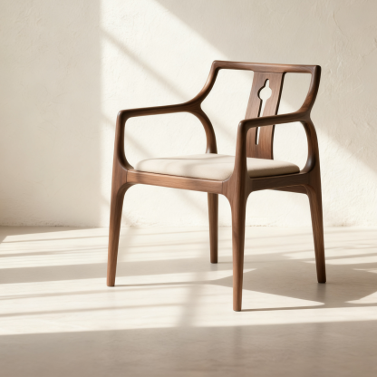  Diófából készült karosszék