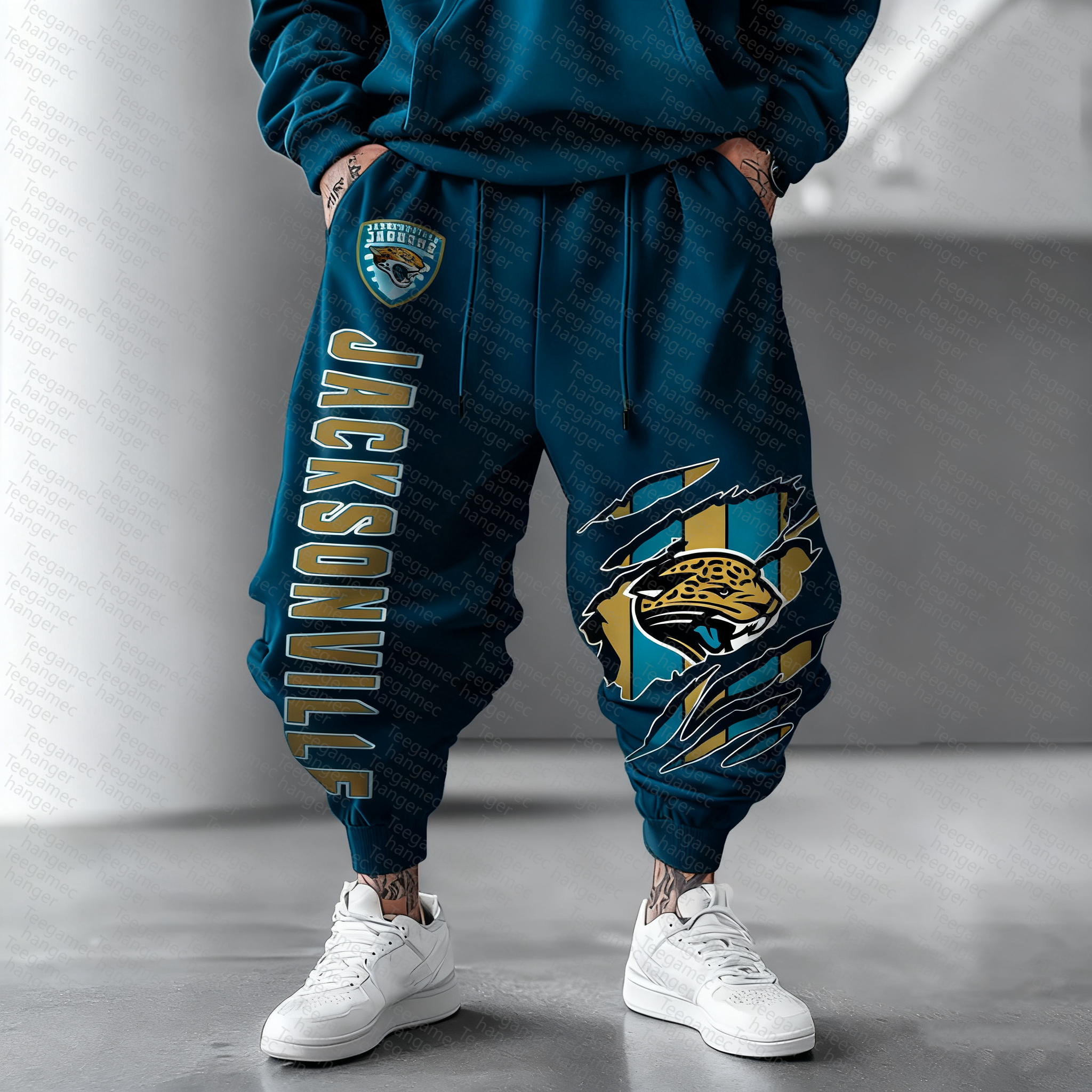 Unisex  Casual  Streetwear Pants "Jacksonville Jaguars"