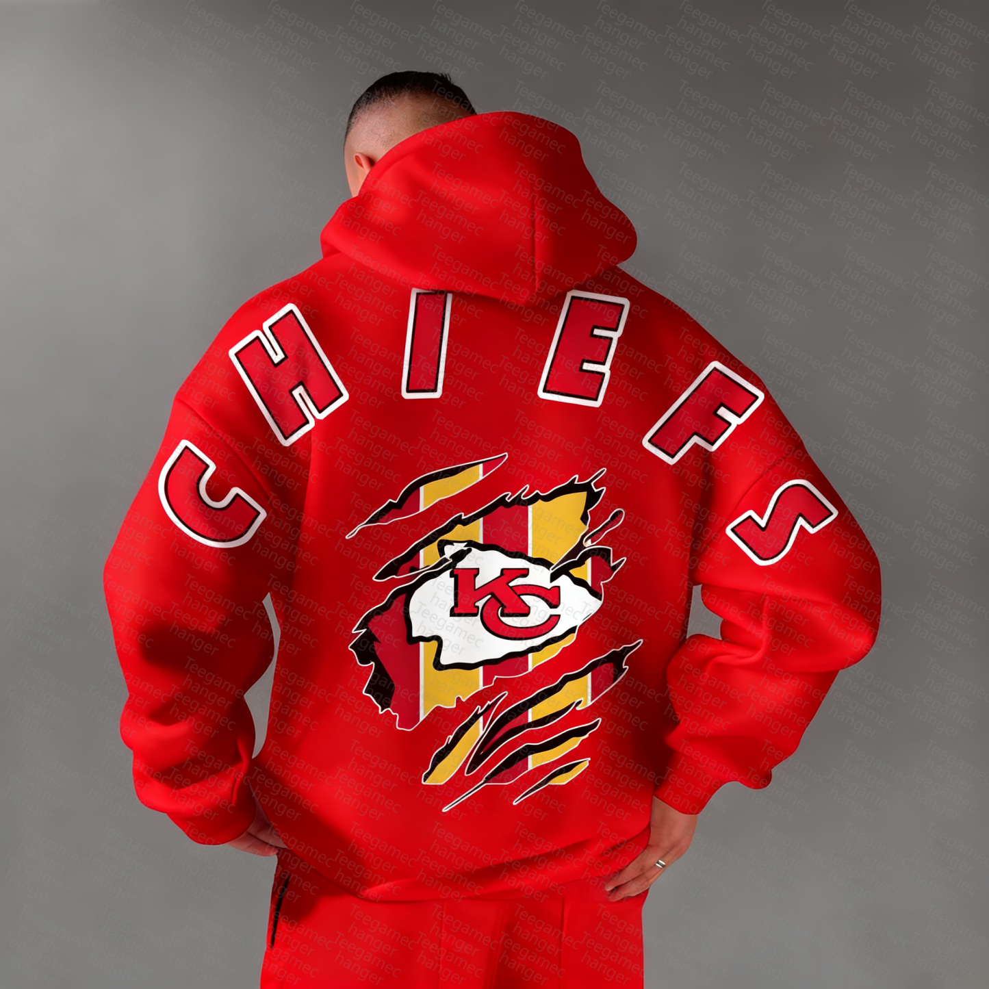 Unisex "NFL" Graphic Streetwear Vintage Plush Hoodie