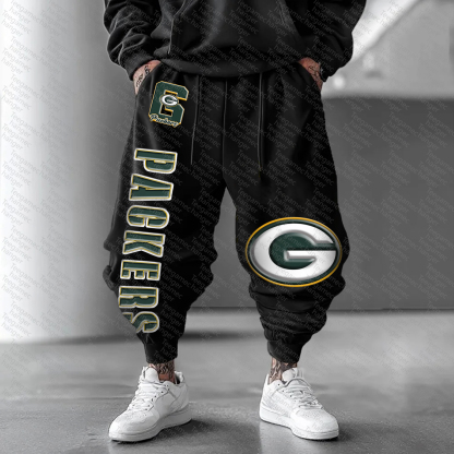 Unisex "Green Bay Packers" Casual  Streetwear  Plush Pants