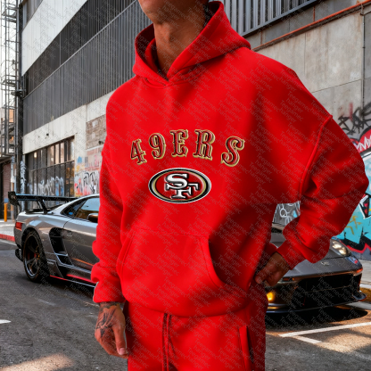 Unisex "Kansas City Chiefs" Graphic Streetwear Vintage Plush Hoodie