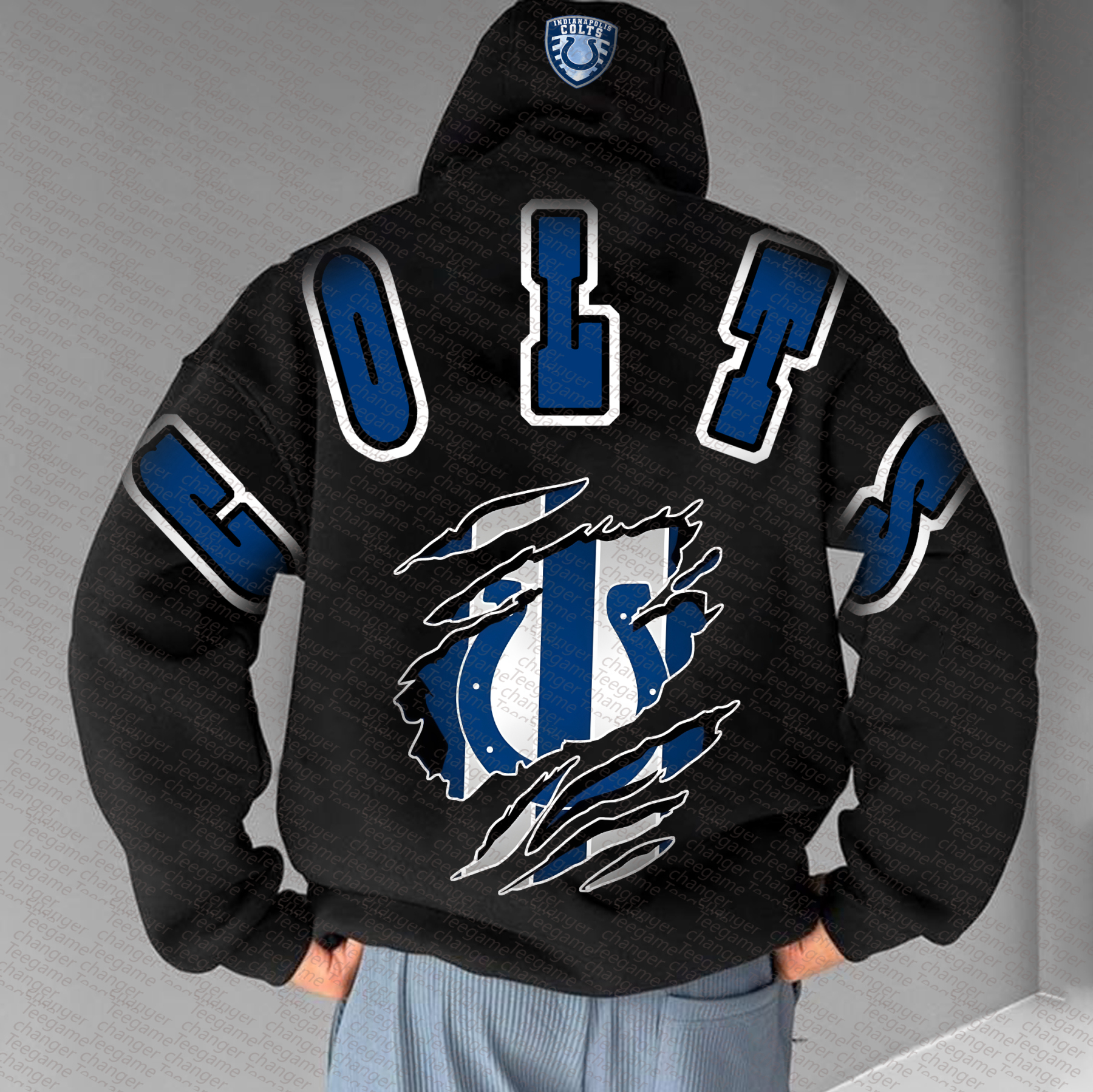 Unisex "NFL" Graphic Streetwear Vintage Plush Hoodie