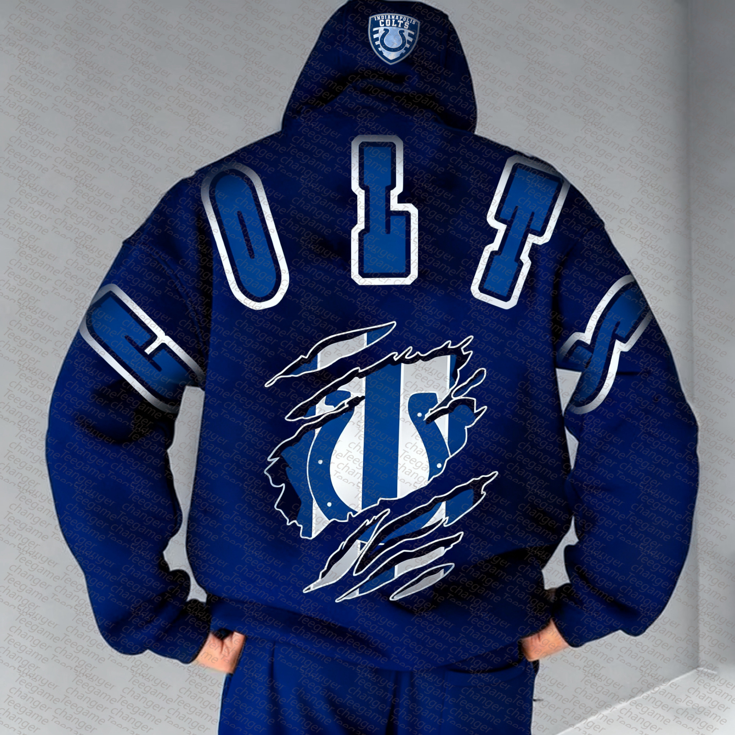 Unisex "NFL" Graphic Streetwear Vintage Plush Hoodie