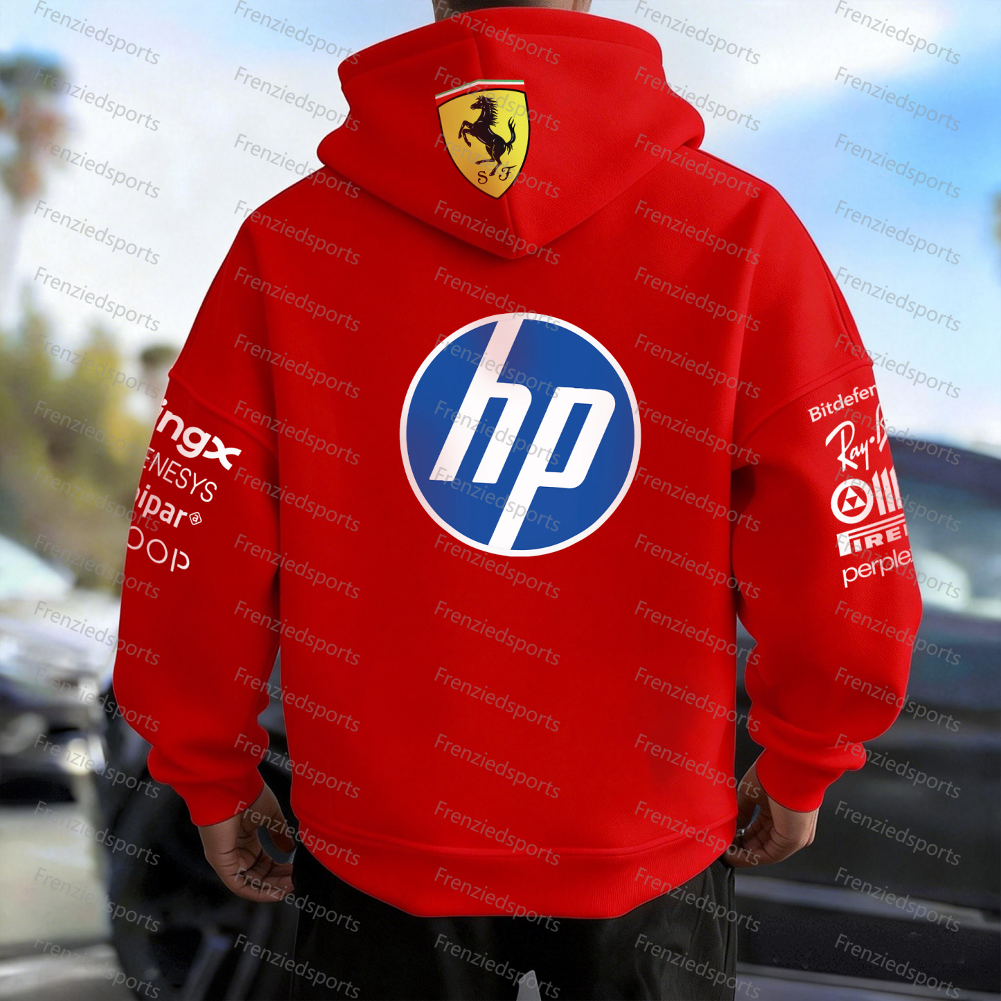 Unisex "F1" Graphic Streetwear Vintage Plush Hoodie