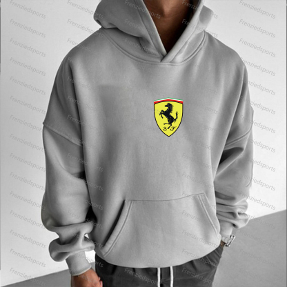 Unisex "F1" Graphic Streetwear Vintage Plush Hoodie