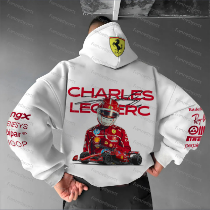 Unisex "F1" Graphic Streetwear Vintage Plush Hoodie