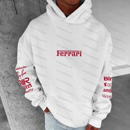 Unisex "F1" Graphic Streetwear Vintage Plush Hoodie