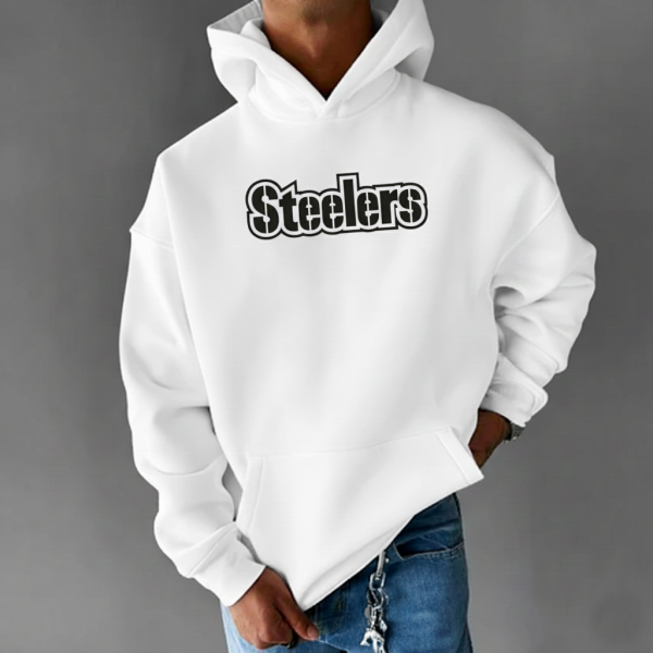 UNISEX RUGBY CHAMPIONSHIP TEAM LOGO PRINT OVERSIZED CASUAL HOODIE